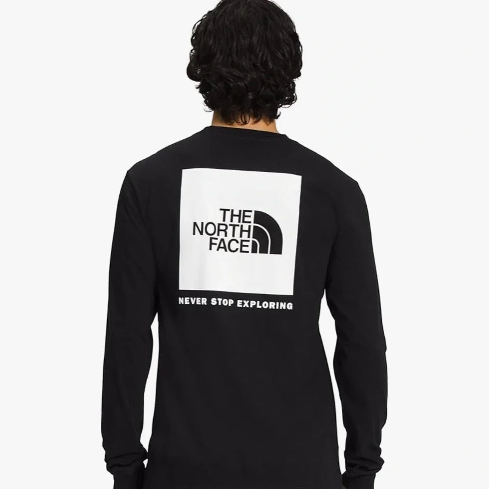THE NORTH FACE mens Long Sleeve Box Nse Tee like new